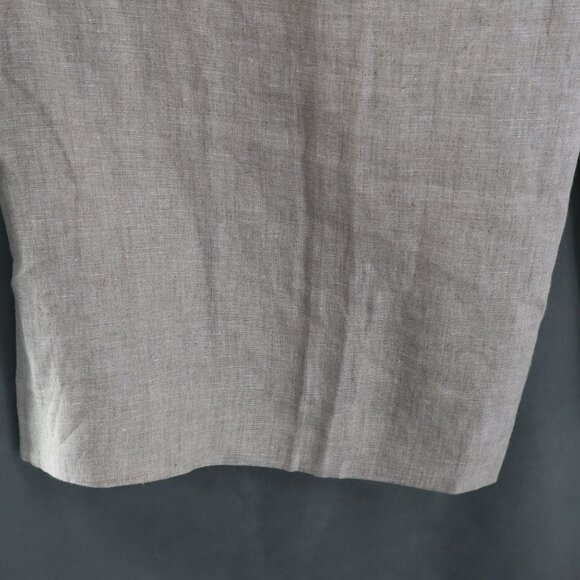 J.Crew Wide-Leg Essential Capri Pant Linen Women's 14 Beige Lagenlook Vacation - Picture 8 of 11